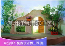 New Years drama stage scene customized special-shaped platform wooden special props customized childrens clothing new product launch conference