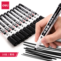 Darley whiteboard pen black water-erasable children red and blue black board pen office stationery wholesale can be added ink whiteboard pen color easy to wipe pen whiteboard writing pen thick head white shift pen White version pen