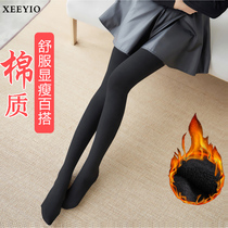 Leggings womens cotton spring and summer wear plus velvet warm pantyhose slimming feet sexy Joker pants Net Red