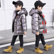 2020 autumn and winter new childrens light cotton coat childrens hooded jacket male treasure female treasure baby Youtong down cotton clothing