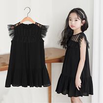 Girl dress summer 2021 New Summer Super foreign air in big childrens clothing childrens princess dress girl skirt tide