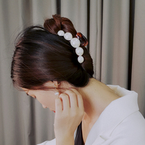 Net red Joker Pearl back head simple hair big grab clip simple bangs bath hair hair accessories shark clip