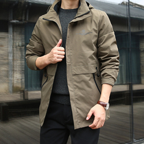 Autumn quick-drying outdoor jacket men 2021 Spring and Autumn New Korean hooded mens jacket autumn casual mens tide