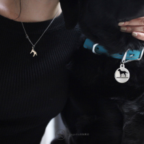 May you not get lost in this life RingoGo Hong Kong dog tag parent-child pet nameplate can be engraved