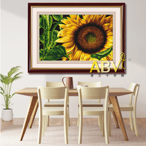 ABV Old Three Cross embroidered Egyptian long suede cotton embroidered pure cotton precise printed full embroidered flower One sunflower