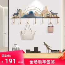 Entrance light luxury hook behind the entrance door simple modern personality coat hook fashion metal coat hook