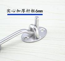 2021 old-fashioned push-pull solid thickened stainless steel window hook wind hook door and window windproof hook hook door and window door buckle