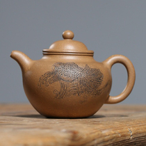 One yuan started to work Wu Guozheng Shouzhen only purple clay pot old section mud 330cc famous handmade teapot g