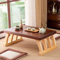 Chinese antique tatami coffee table Solid wood bay window table Modern simple Kang table Zen Japanese floor low table