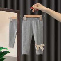 Girls pants 2021 new childrens foreign style leggings Net Red Spring and Autumn childrens clothing tide girl baby autumn clothes