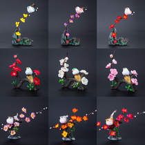 Plate ornaments platter dishes dishes dishes dishes flowers and plants cold food creative small ornaments artistic conception surrounding the edges flower ornaments