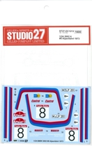 Studio 27 Water Sticker 1 24 BMW 2002TI #8 Alpenfahrt 1973 with long DC1213