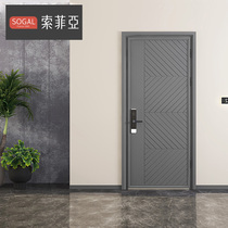 Official Sofia Security Door Home Security Entrance Door Smart Fingerprint Lock Primary and secondary door Custom gate