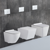 Wall-mounted toilet hanging toilet hidden embedded self-supporting water tank small apartment toilet toilet