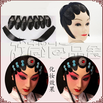 Drama simulation hair water sideburns film Peking Opera headdress Female flower Dan costume dance drama water sideburns film bangs