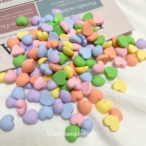 Милые кремовые аксессуары в виде сердечка, чехол для телефона, шпильки для волос, аксессуар для волос ручной работы