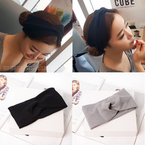 New Han - Edition Hanging - Edition Knitted Cross - Suction Sweat Hair Hair Headtape Motion headband cross - border headband