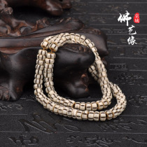 Natural yak bone Tibetan Buddha beads 108 bracelets ethnic style bracelet long string pendant Tibetan rosary
