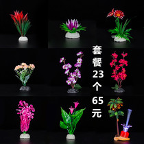 Hotel restaurant cold vegetable plate sasab decoration creative plate head embellishment plate artistic conception simulation flowers and plants small ornaments plate decoration