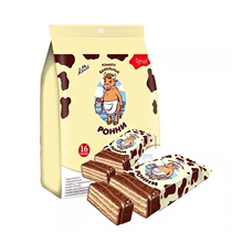 Foreign products many Russian imports kaka crispy snacks Kangjiloni cookies big cow wafer 528g recommended by the treasurer