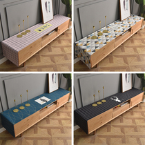 Fabric table mat rectangular TV cabinet coffee table ins table flag dustproof custom cover cloth anti-hot Nordic waterproof tablecloth