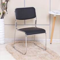 Middle Wei office chair staff training chair Easy meeting chair computer chair No armchair steel tube chair can be stacked