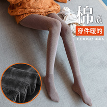 Pregnant women leggings socks Spring and Autumn plus velvet thickened pregnant womens thin pantyhose wear light leg artifact stockings winter wear
