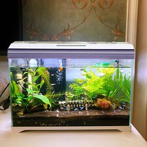 Sensen ultra-white self-circulation small fish tank desktop ecological glass tank aquarium aquarium living room landscaping goldfish tank