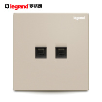 TCL Rogrand switch socket Yijingshdian Milan gold two-position computer household power socket concealed 86 type