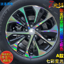 Dedicated to Guan Dao wheel sticker Guan Dao modified electroplated carbon fiber wheel bead scratch repair protective film