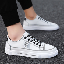 European station 2021 spring new mens shoes Korean casual Joker board shoes ins fashion trend breathable small white shoes