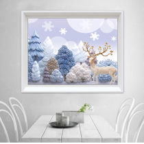 Elk diamond cross embroidery diamond embroidery thread embroidery new living room small piece full of diamond stickers diamond embroidery masonry painting 2020