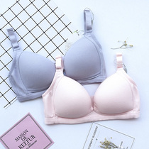 Yunxiang pregnant womens underwear gathered anti-sagging breastfeeding bra front open buckle breathable thin model postpartum feeding bra during pregnancy