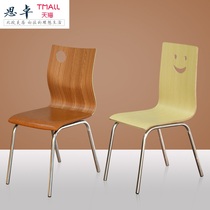 Wooden chair stainless steel chair mahjong chair special chair outdoor seat chair home wooden fast food barbecue chair