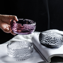 Nordic Crystal hammer glass ashtray office living room European decorative ornaments hotel ashtray