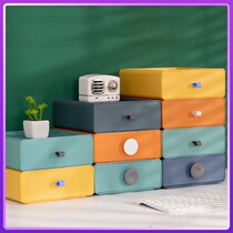 Controlled Morandi desktop drawer storage box Student dormitory cosmetics office stationery sundries finishing storage box