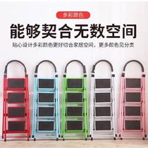 Folding ladder Household multi-function climbing portable ladder Folding stretch stainless steel Im looking for a courtyard wall to dry  