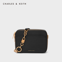 CHARLES & KEITH 21 Autumn new product CK2-81200014-1 Womens key chain shoulder messenger bag