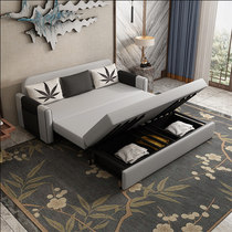 Sofa Bed Dual-use Foldable Double Living Room Multifunction Single Small Family Type Net Red 1 5 m Storage 1 2 m