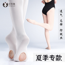 Childrens dance socks girls summer dancing socks thin meat White Stockings bottoming pantyhose burrowing stockings