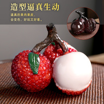 Tea from pet ornaments color change litchi tea table tea play tea set accessories decoration tea pet boutique can keep small tea table