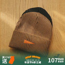 Acap Brand big head woolen hat female small head circumference hat big head circumference cold hat American style autumn and winter knitted hat male