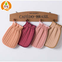 Bath towel minimalist sling glove rubbing bath towel decontamination to remove mud pain fast to keratinocytes direct meritocratic meritocracy