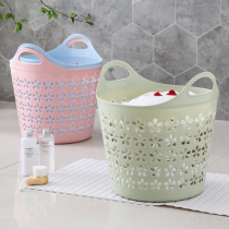 Lou dirty clothes basket storage rack storage basket portable basket Bedroom hollow basket Dirty clothes basket Bathroom clothes basket bucket