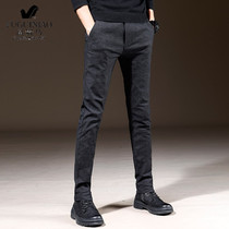 Fugui bird Tide brand spring and autumn new casual pants men Korean version of slim trend business leisure small feet stretch pants