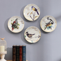  European-style American creative wall decoration pendant Dining room background wall Living room wall decoration Wall decoration small pendant combination