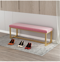 Clothing store shoe stool Fitting room rest bench Shoe store Nordic store dressing room simple long shoe stool