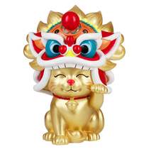 New lion dance Lion awakening Lucky cat ornaments opening gifts practical atmospheric gifts housewarming new home Lucky Cat office