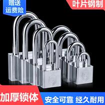 Waterproof and rainproof retro copper lock household pure copper old antirust padlock door lock all copper anti-theft lock Head Small lock long beam