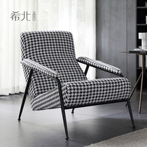 Thousands Birds Lattice Sofa Chair Designer Living-room Internet Café Reading Modern Minimalist Iron Art Industrial Wind Cafe Chair in a single chair